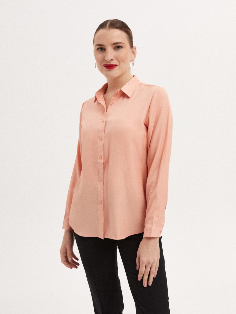 Camisa Viscosa Naranja M296 (Pack12)