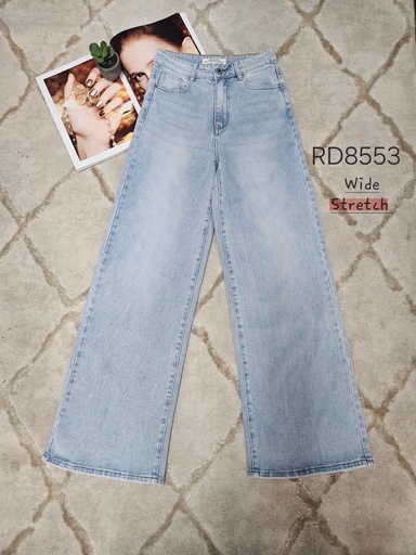 [RD8553] Pantalon Vaquero Azul WideLeg RD8553 (Pack10)